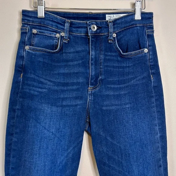 Rag & Bone Nina High Rise Ankle Skinny Jeans in Jasper Size 27 - Picture 5 of 12